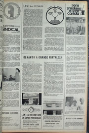 Página do jornal Correio do Ceará de setembro de 1974