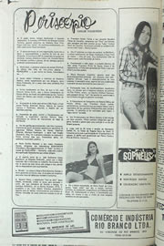 Página do jornal Correio do Ceará de setembro de 1974