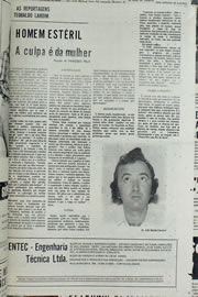 Página do jornal Correio do Ceará de setembro de 1974