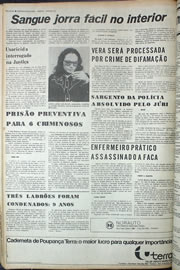 Página do jornal Correio do Ceará de setembro de 1974