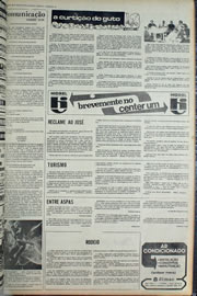 Página do jornal Correio do Ceará de setembro de 1974