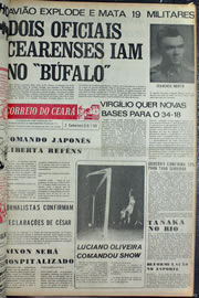 Página do jornal Correio do Ceará de setembro de 1974