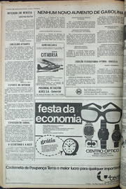 Página do jornal Correio do Ceará de setembro de 1974