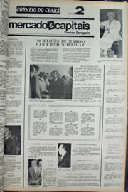 Página do jornal Correio do Ceará de setembro de 1974