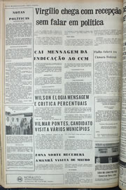 Página do jornal Correio do Ceará de setembro de 1974