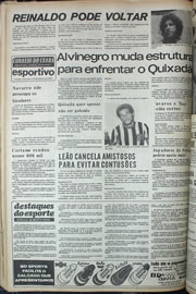 Página do jornal Correio do Ceará de setembro de 1974