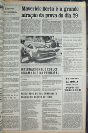 Página do jornal Correio do Ceará de setembro de 1974