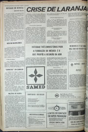 Página do jornal Correio do Ceará de setembro de 1974