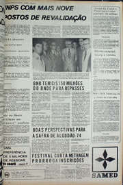 Página do jornal Correio do Ceará de setembro de 1974
