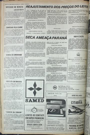 Página do jornal Correio do Ceará de setembro de 1974