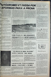 Página do jornal Correio do Ceará de setembro de 1974