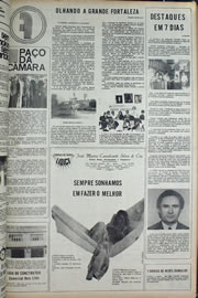 Página do jornal Correio do Ceará de setembro de 1974