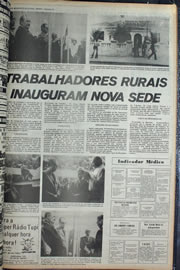 Página do jornal Correio do Ceará de setembro de 1974