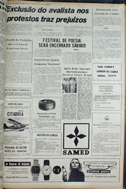 Página do jornal Correio do Ceará de setembro de 1974