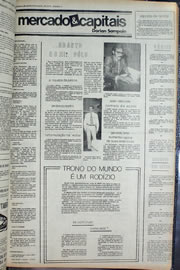 Página do jornal Correio do Ceará de outubro de 1974