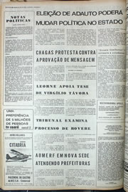 Página do jornal Correio do Ceará de outubro de 1974