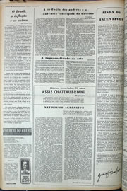 Página do jornal Correio do Ceará de outubro de 1974