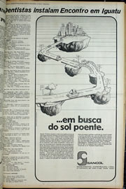 Página do jornal Correio do Ceará de outubro de 1974