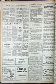 Página do jornal Correio do Ceará de outubro de 1974