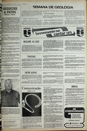 Página do jornal Correio do Ceará de outubro de 1974