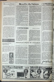 Página do jornal Correio do Ceará de outubro de 1974