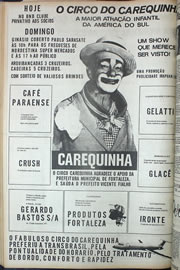Página do jornal Correio do Ceará de outubro de 1974