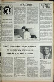 Página do jornal Correio do Ceará de outubro de 1974