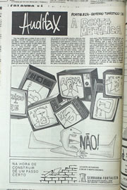 Página do jornal Correio do Ceará de outubro de 1974