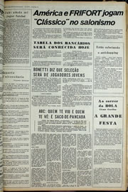 Página do jornal Correio do Ceará de outubro de 1974