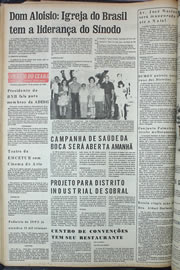Página do jornal Correio do Ceará de outubro de 1974
