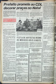 Página do jornal Correio do Ceará de outubro de 1974