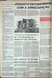 Página do jornal Correio do Ceará de outubro de 1974