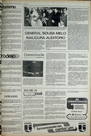 Página do jornal Correio do Ceará de outubro de 1974
