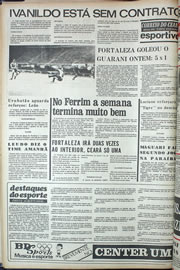 Página do jornal Correio do Ceará de outubro de 1974