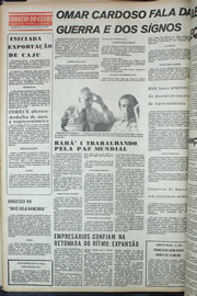 Página do jornal Correio do Ceará de outubro de 1974