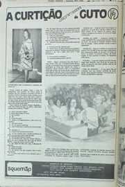Página do jornal Correio do Ceará de outubro de 1974