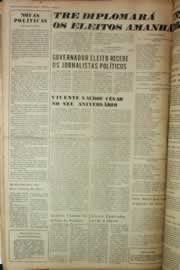 Página do jornal Correio do Ceará de janeiro de 1975