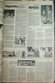 Página do jornal Correio do Ceará de janeiro de 1975