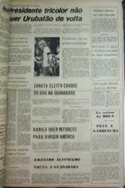 Página do jornal Correio do Ceará de janeiro de 1975