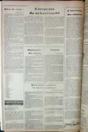Página do jornal Correio do Ceará de janeiro de 1975