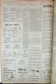 Página do jornal Correio do Ceará de janeiro de 1975