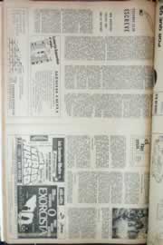 Página do jornal Correio do Ceará de janeiro de 1975