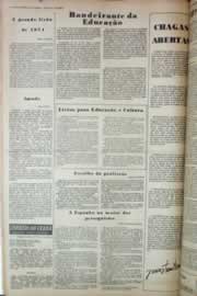 Página do jornal Correio do Ceará de janeiro de 1975