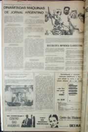 Página do jornal Correio do Ceará de janeiro de 1975