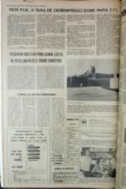 Página do jornal Correio do Ceará de janeiro de 1975