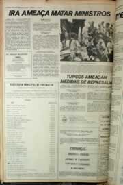 Página do jornal Correio do Ceará de fevereiro de 1975