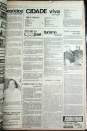 Página do jornal Correio do Ceará de fevereiro de 1975