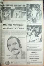Página do jornal Correio do Ceará de fevereiro de 1975