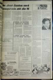Página do jornal Correio do Ceará de março de 1975