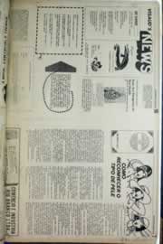 Página do jornal Correio do Ceará de março de 1975